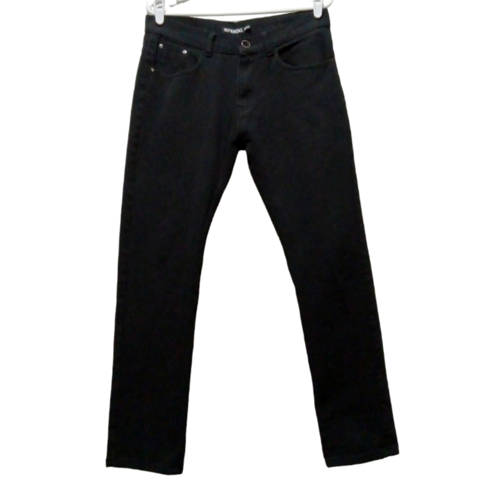 32/32 Men denim jean straight leg black